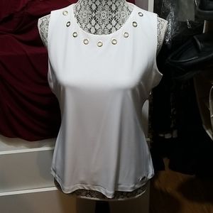 White Calvin Klein top